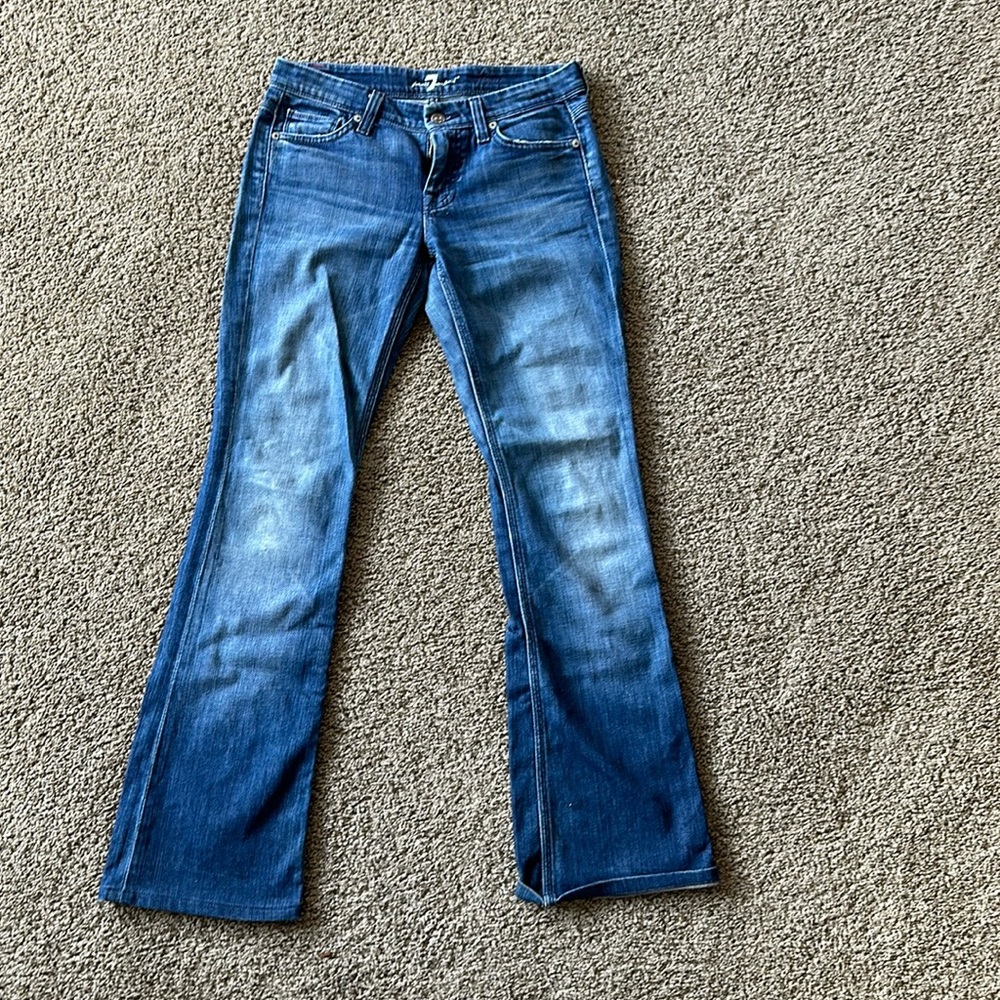 7 for All Mankind Medium Wash Flynt Bootcut Jeans 26